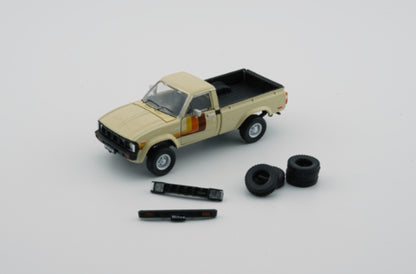 BM CREATIONS 1/64 - 1980 Toyota Hilux (RHD) - Beige - 64B0225