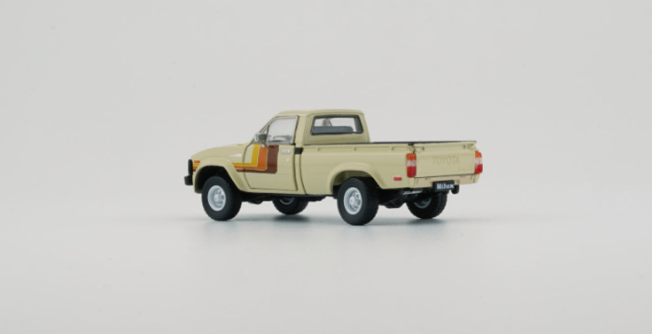 BM CREATIONS 1/64 - 1980 Toyota Hilux (RHD) - Beige - 64B0225