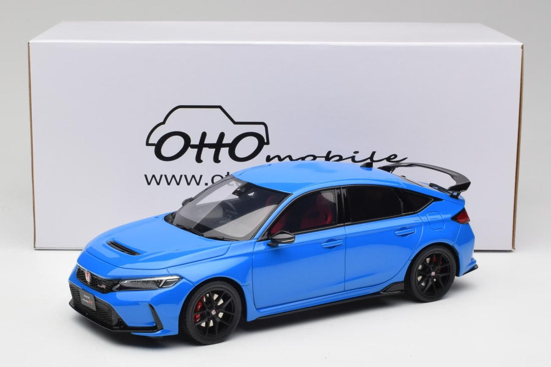 OT1093 1:18 HONDA CIVIC TYPE R RACING/BOOST BLUE PEARL 2022