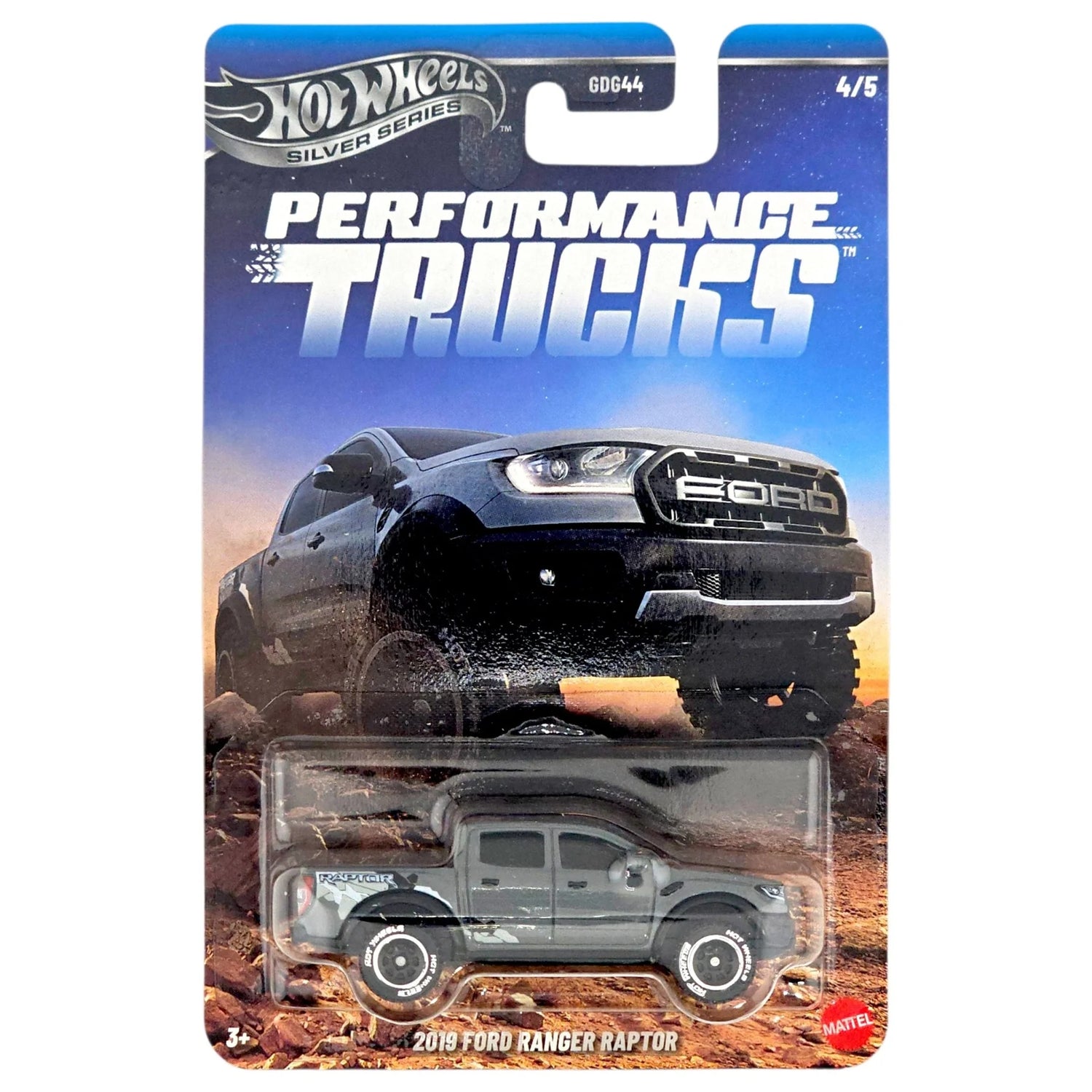4/5 ’19 Ford Ranger Raptor - Hot Wheels Silver Series 2026 Performance Truck Series - JKX74