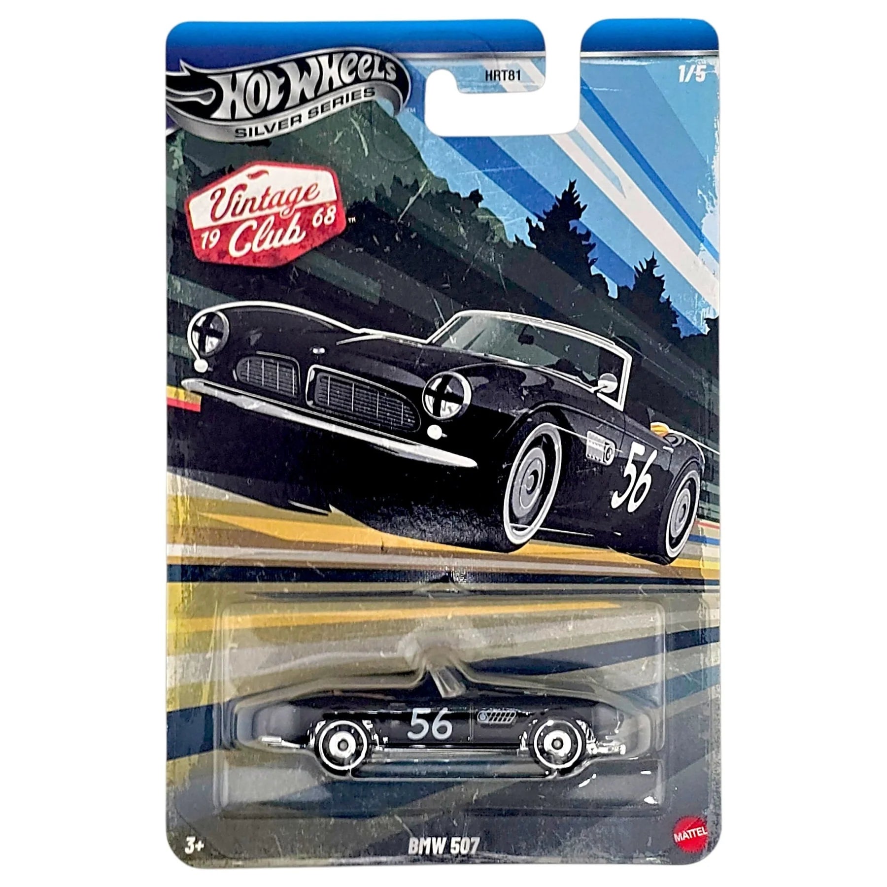 1/5 BMW 507 - Hot Wheels 1:64 Vintage Racing Club Silver Series J 2025 Assortment - JKY26