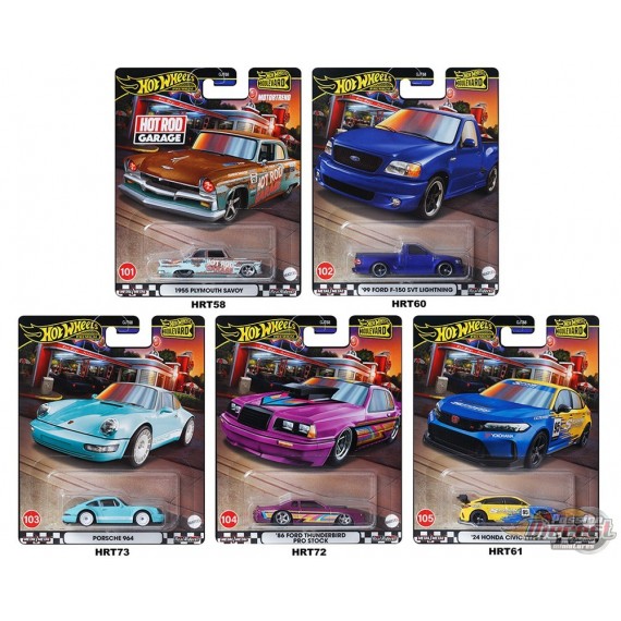 1/64 set Hot Wheels Premium 2024 Boulevard W