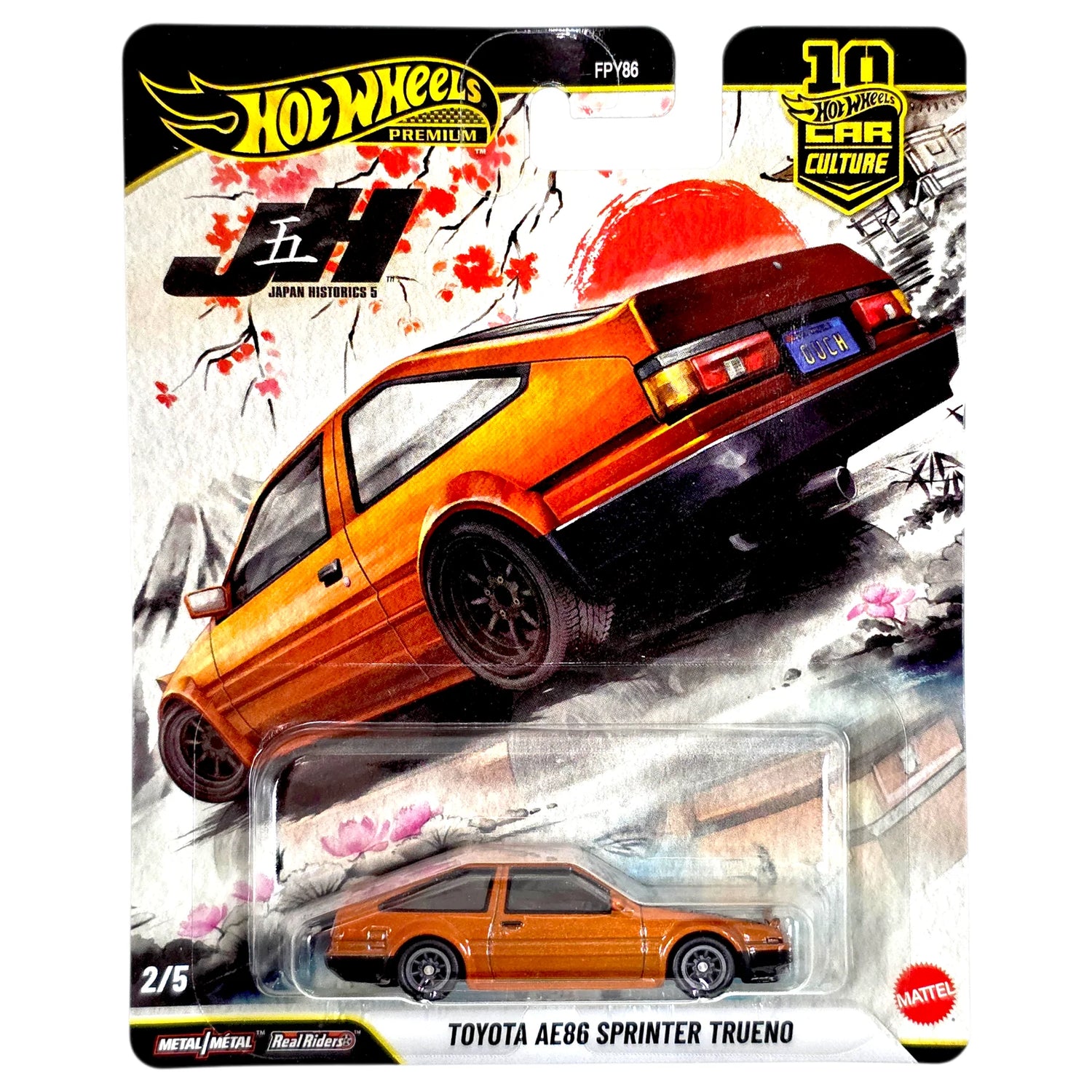 2/5 Toyota AE86 Sprinter Trueno Hot Wheels 1:64 - Japan Historics 5 - JKF10