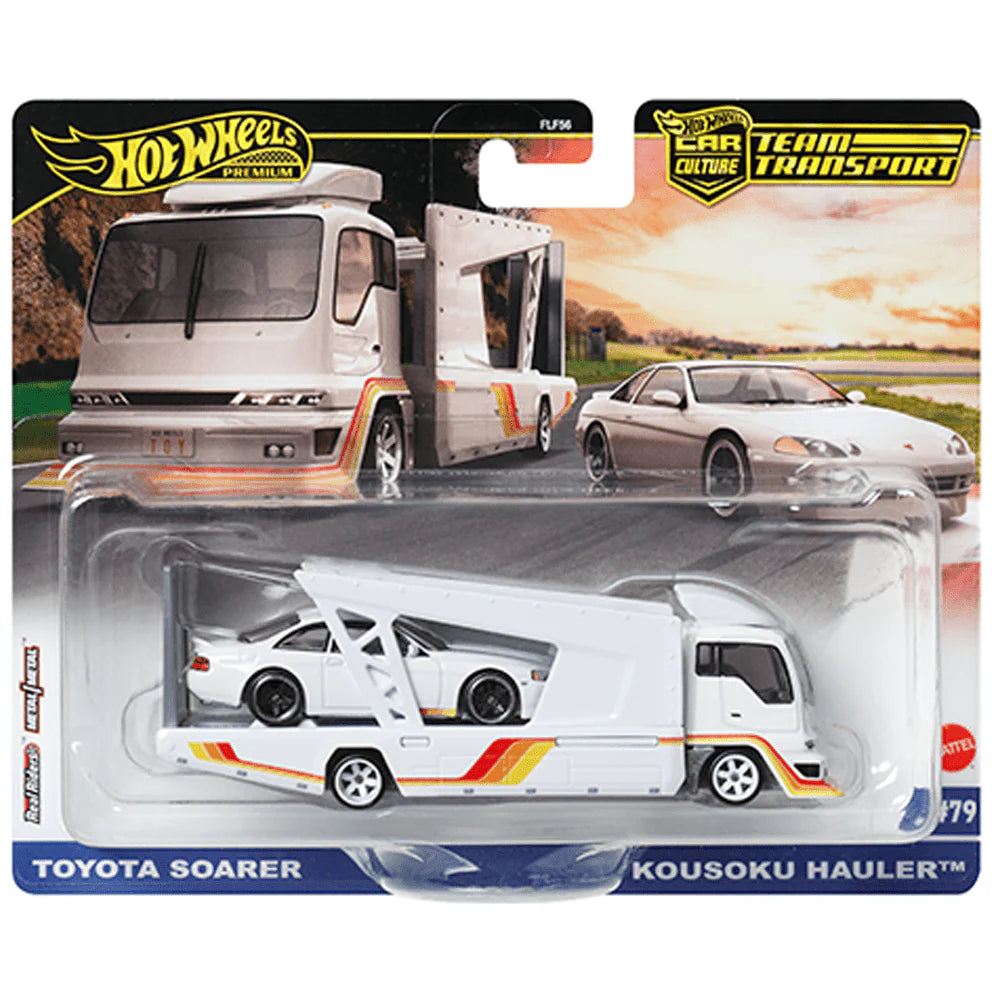 Hot Wheels Team Transport-Toyota Soarer &amp; Kousuka Hauler (JBM32)