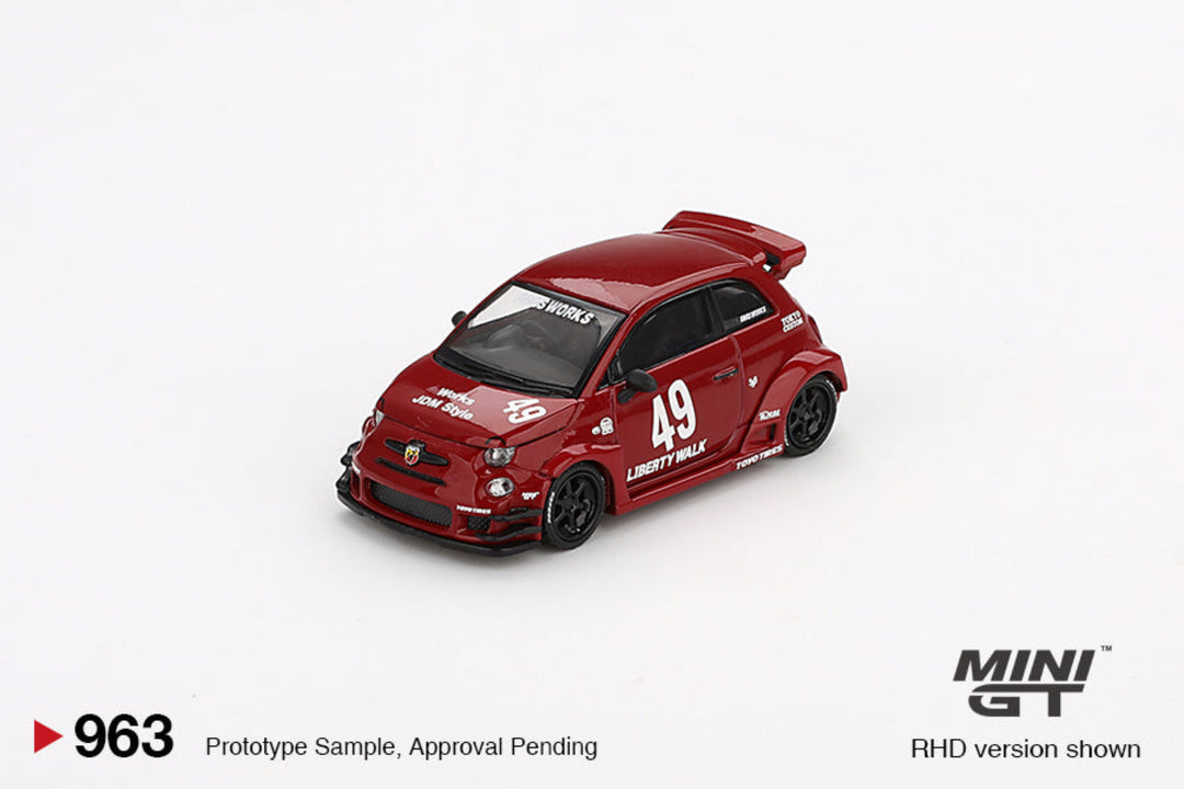 MINI GT- LB-WORKS X ABAS WORKS ABARTH 595 RED (MGT00963)