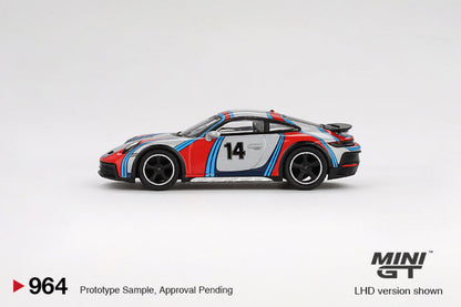 MINI GT-PORSCHE 911 DAKAR ICE GREY METALLIC RALLY 1978 MGT00964-BL