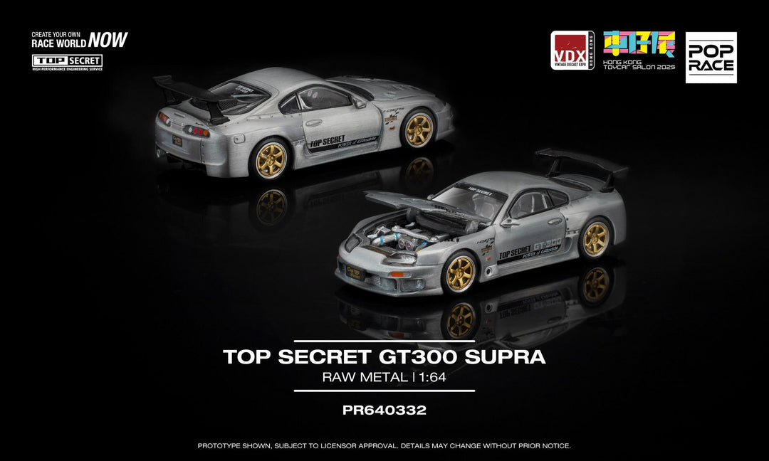 LA400K さん 專用Dinner Poprace POPRACE- TOP SECRET GT300 SUPRA Raw Material HKTS x VDX 2025