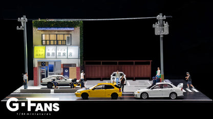 AD x G-FANS 1/64 Initial D Fujiwara Tofu Store