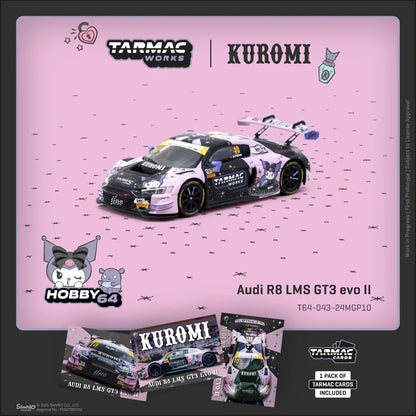 TARMAC WORKS HOBBY43 1/64- LB-Audi R8 LMS GT3 evo II Kuromi - Uno Racing Macau GT Cup T64-043-24MGP10