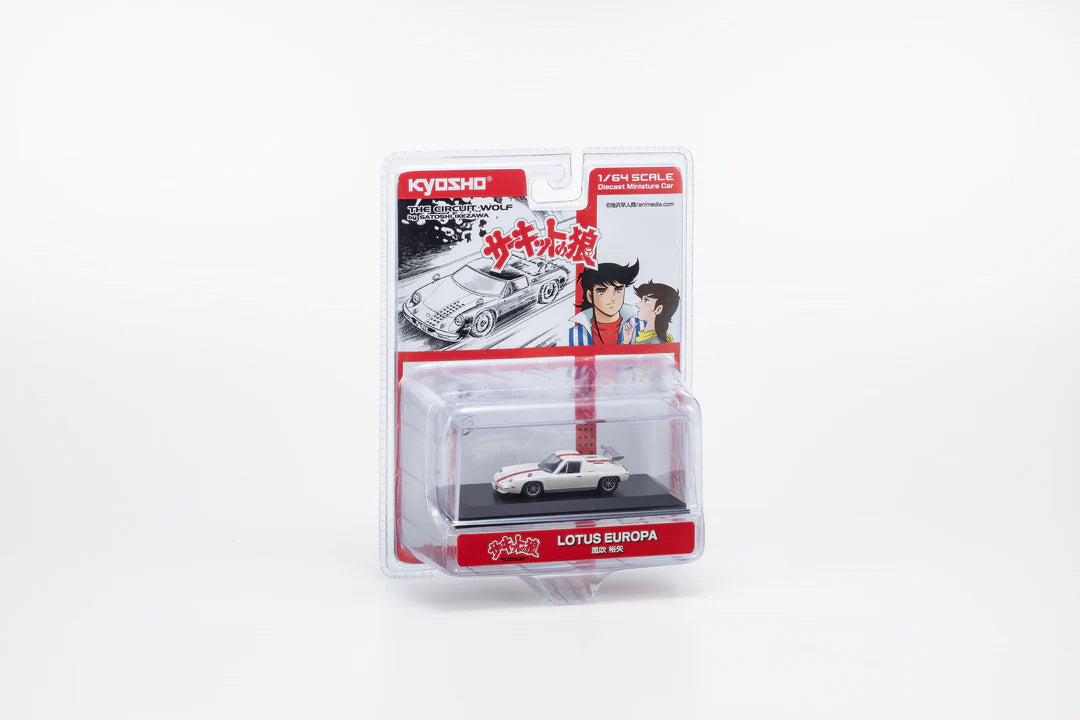 KYOSHO 1:64-White-Circuit Wolf Lotus Europa