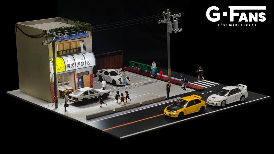 AD x G-FANS 1/64 Initial D Fujiwara Tofu Store