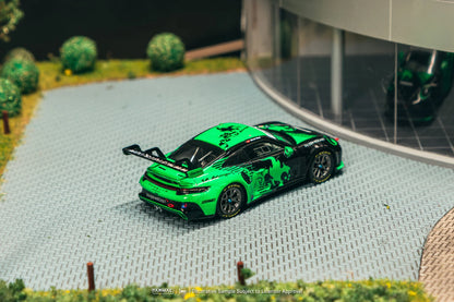 TARMAC WORKS  HOBBY64  1/64- Porsche 911 GT3 Cup (992) Fire Monkey Motorsport T64-093-FMM