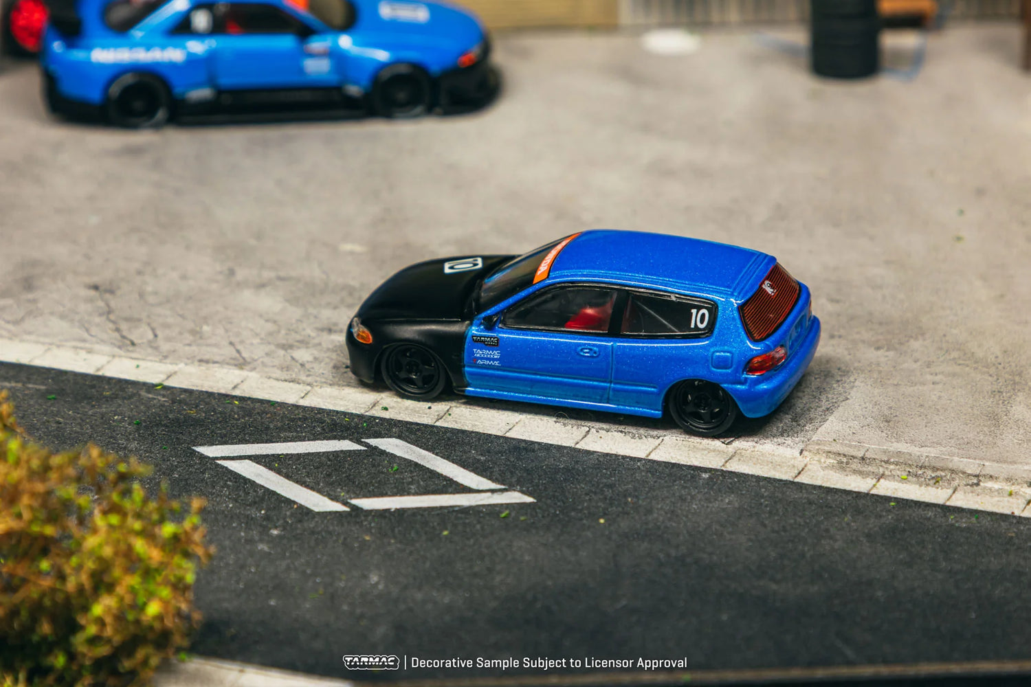 TARMAC WORKS 1/64- Honda Civic EG6 Tarmac Works 10th Anniversary T64-TL001-10TH