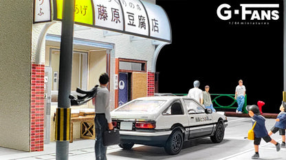 AD x G-FANS 1/64 Initial D Fujiwara Tofu Store