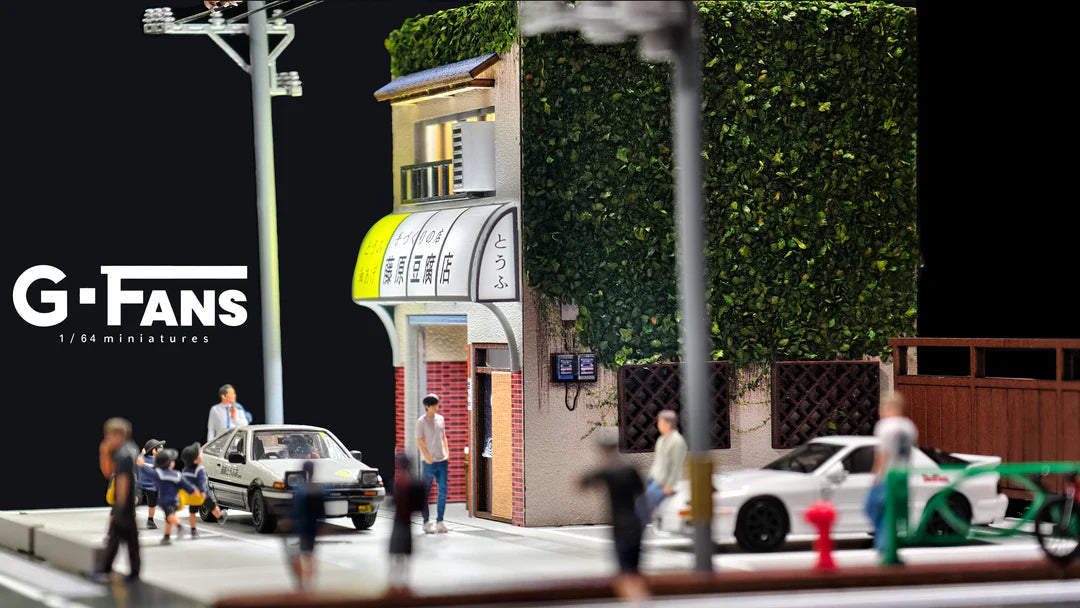 AD x G-FANS 1/64 Initial D Fujiwara Tofu Store