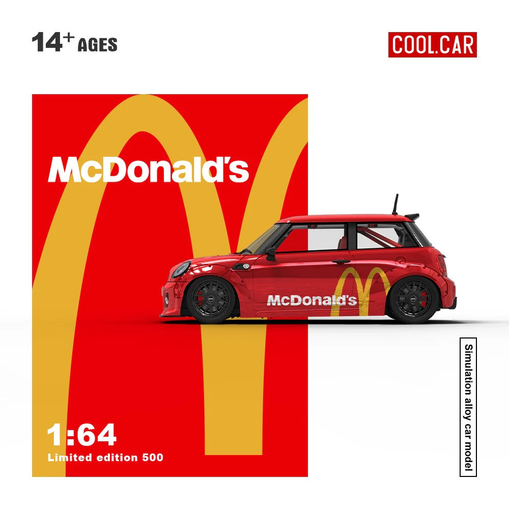 CoolCar 1:64- Mini Cooper McDonald&
