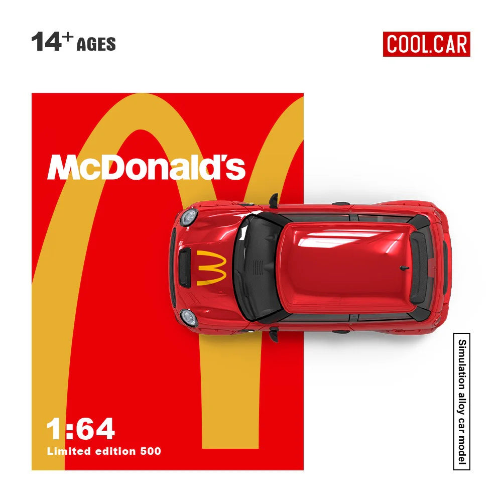 CoolCar 1:64- Mini Cooper McDonald&