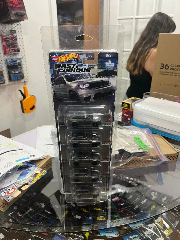 EvoRetro - Premium Hot Wheels 5-Car Protector (PACK OF 5)