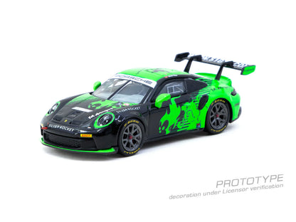 TARMAC WORKS  HOBBY64  1/64- Porsche 911 GT3 Cup (992) Fire Monkey Motorsport T64-093-FMM