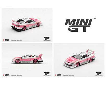 (PRE-ORDER 2026) Mini GT 1:64 Nissan Silvia (S15) LB-Super Silhouette AMOCULTURE – Limited Edition (MGT01239-BL)