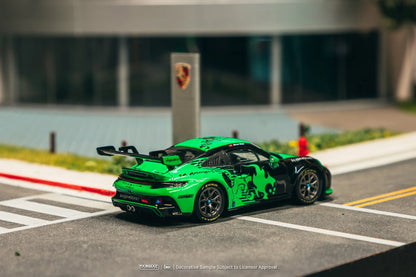 TARMAC WORKS  HOBBY64  1/64- Porsche 911 GT3 Cup (992) Fire Monkey Motorsport T64-093-FMM