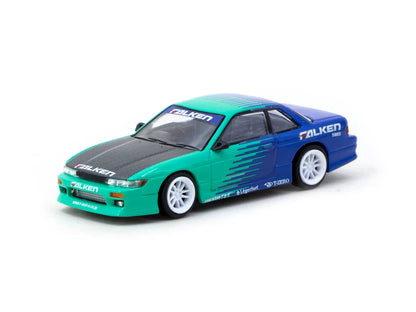 Tarmac Works 1:64-VERTEX Nissan Silvia (S13) Falken T64G-025-FA