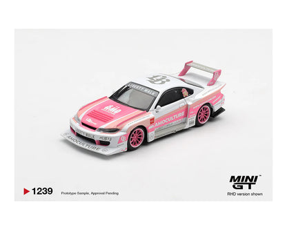 (PRE-ORDER 2026) Mini GT 1:64 Nissan Silvia (S15) LB-Super Silhouette AMOCULTURE – Limited Edition (MGT01239-BL)