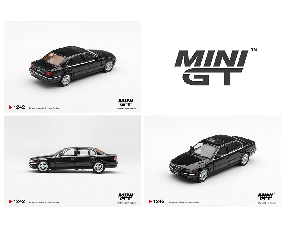 (PRE-ORDER 2026) Mini GT 1:64 BMW 750iL Black Sapphire – Limited Edition (MGT01242-BL)