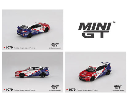 MINI GT- Honda Civic TYPE R 2024 Pace Car HRC (MGT01079-BL)