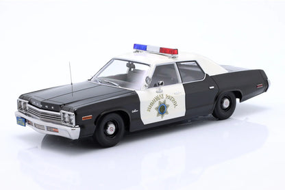 KK-Scale 1:18 Dodge Monaco California Highway Patrol Police 1974 – Noir – KKDC181153