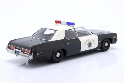 KK-Scale 1:18 Dodge Monaco California Highway Patrol Police 1974 – Noir – KKDC181153