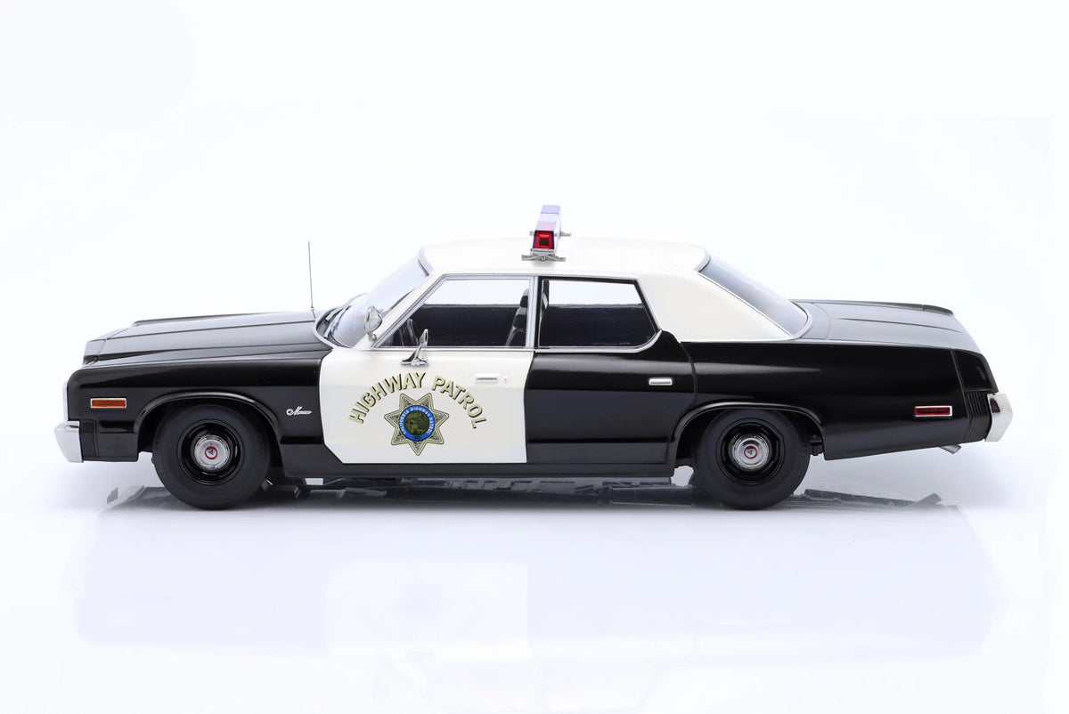 KK-Scale 1:18 Dodge Monaco California Highway Patrol Police 1974 – Noir – KKDC181153