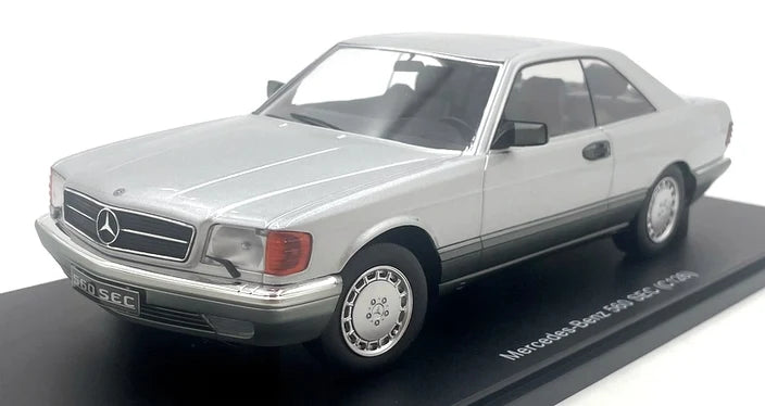 KK-Scale 1:18 Mercedes-Benz S-Class 560 SEC (C126) Coupé 1985 – Argent bicolore KKDC180334