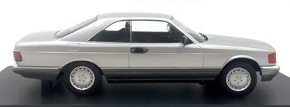KK-Scale 1:18 Mercedes-Benz S-Class 560 SEC (C126) Coupé 1985 – Argent bicolore KKDC180334