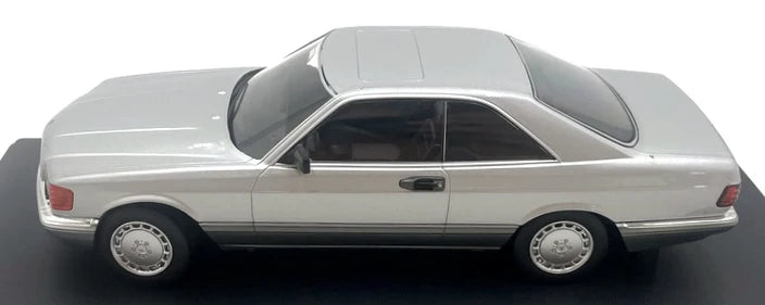 KK-Scale 1:18 Mercedes-Benz S-Class 560 SEC (C126) Coupé 1985 – Argent bicolore KKDC180334