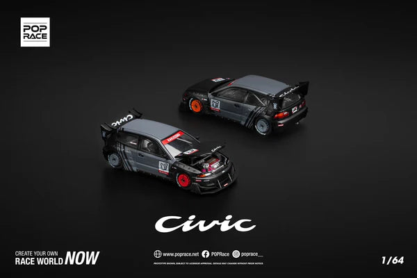 POPRACE-Honda Pandem Civic "KANJOZOKU" VOIR NOTE