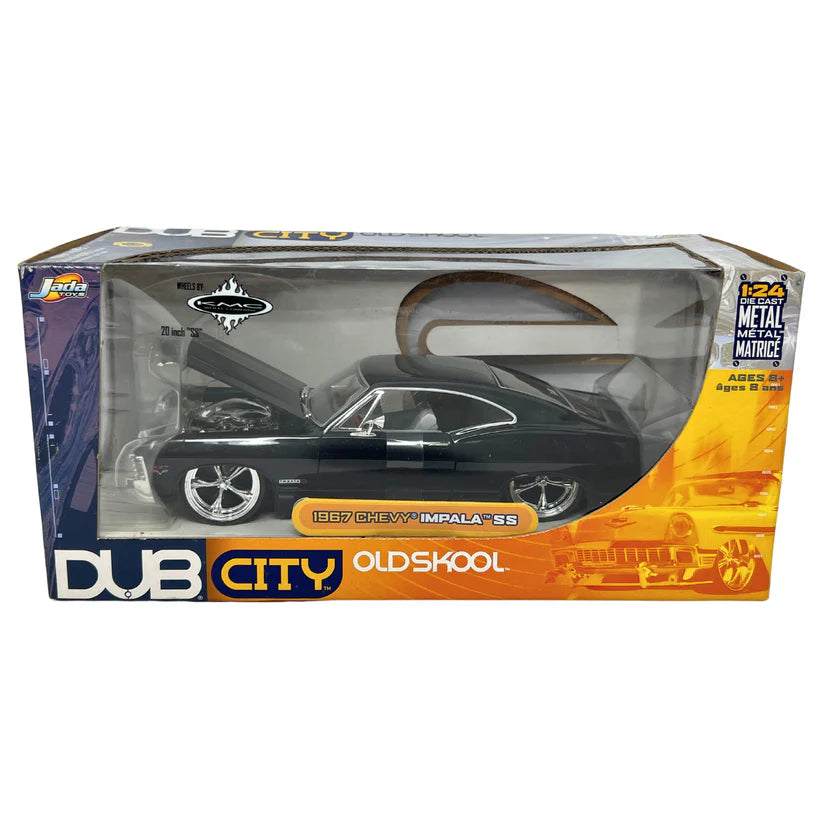 1967 Chevy Impala SS, Black, (Échelle-Scale 1:24)