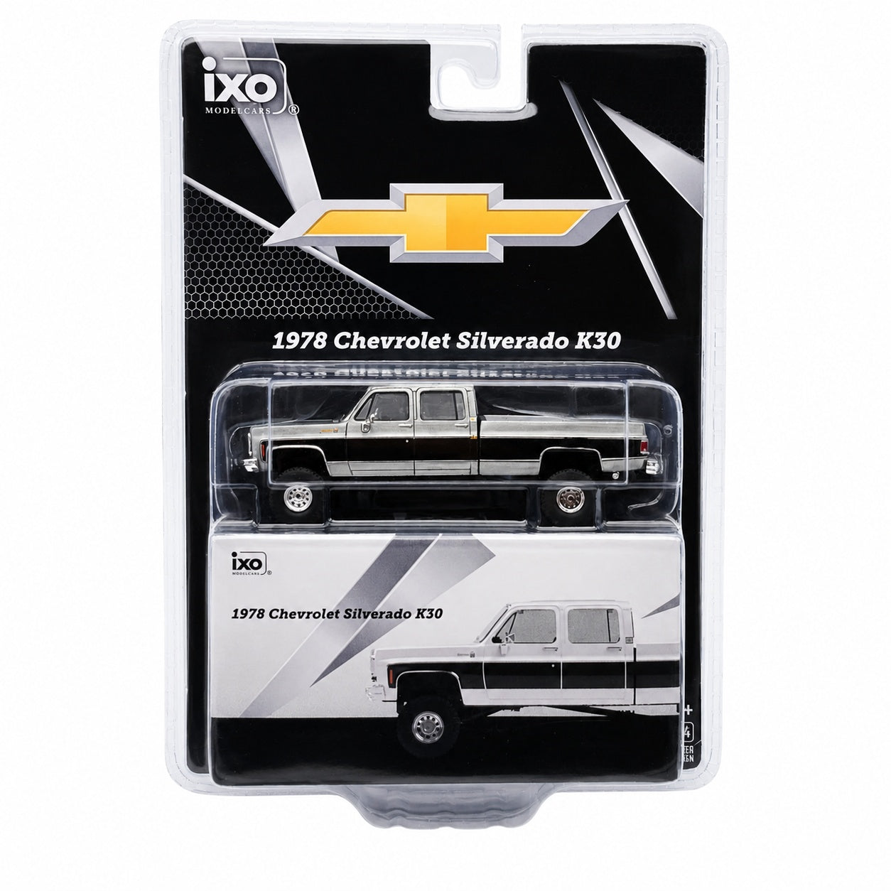CHASE CAR – IXO Models 1:64 Chevrolet Silverado K30 Crew Cab 1978 MiJo Exclusive CHASE – IAPR1012-CHASE