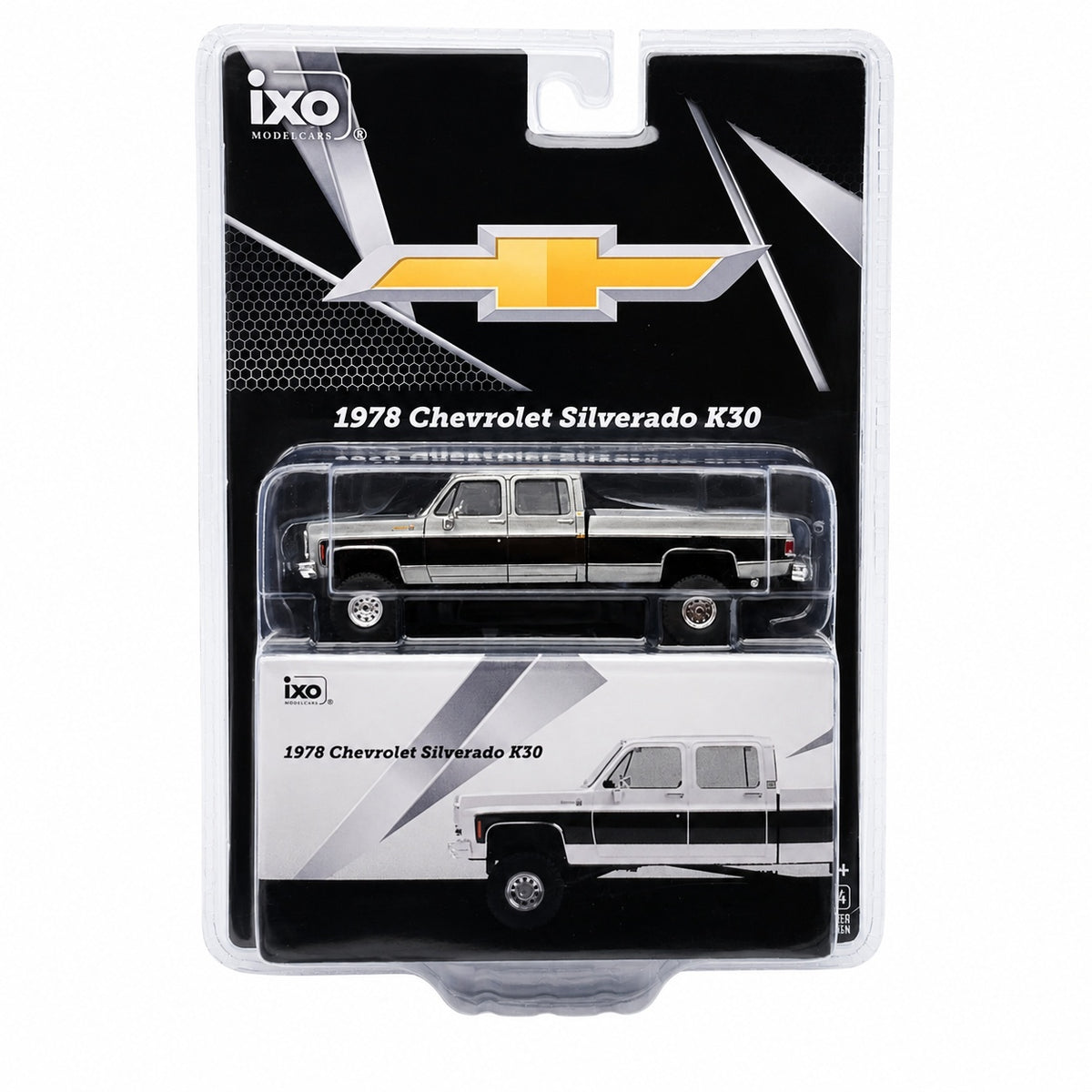CHASE CAR – IXO Models 1:64 Chevrolet Silverado K30 Crew Cab 1978 MiJo Exclusive CHASE – IAPR1012-CHASE