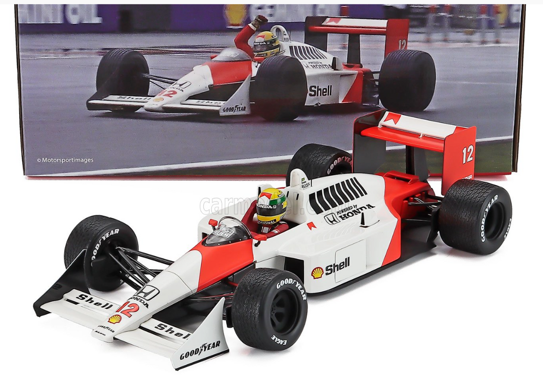 F1-MP4/4 HONDA N 12 WORLD CHAMPION WINNER BRITISH GP 1988 AYRTON SENNA