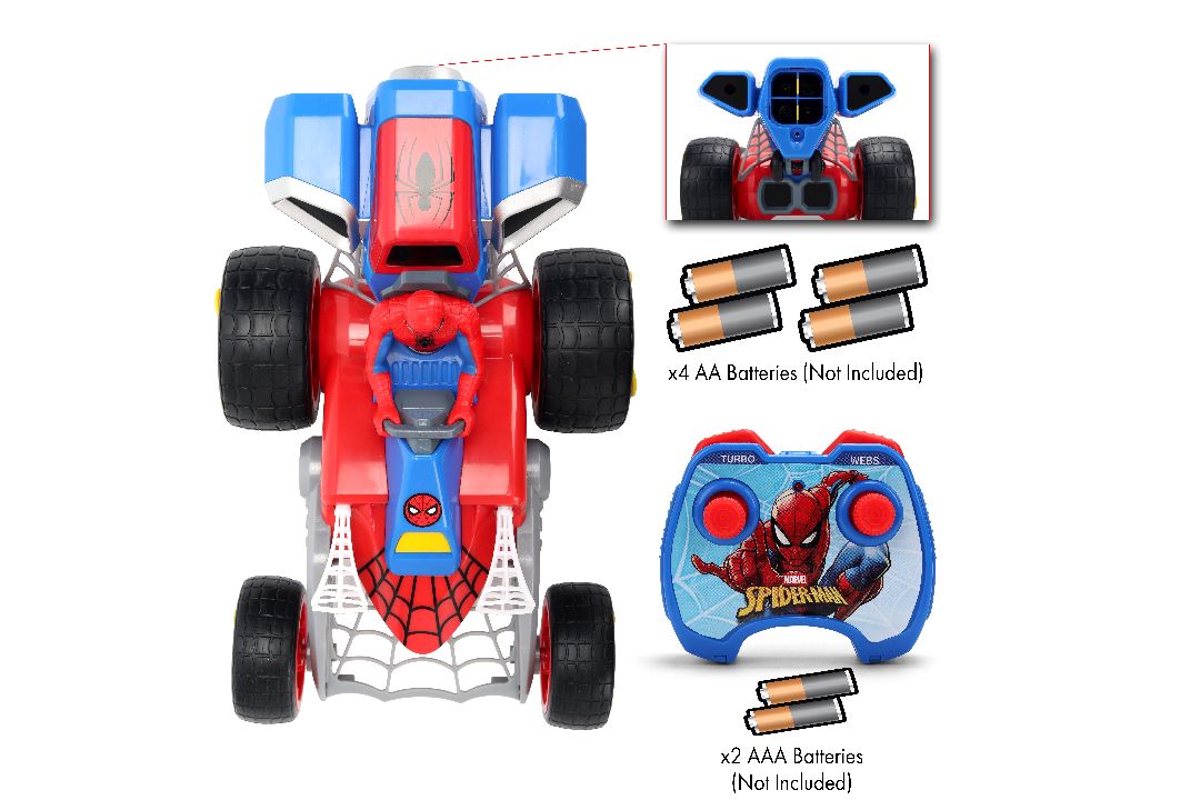 Jada R/C 1:20 Spider-Man Wheelie ATV – Télécommandé JD37354