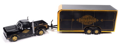 (1 par client) Dodge Midnite Express 1978 avec remorque fermée – Johnny Lightning 1:64 JLBT023-B