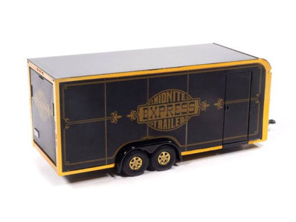 (1 par client) Dodge Midnite Express 1978 avec remorque fermée – Johnny Lightning 1:64 JLBT023-B