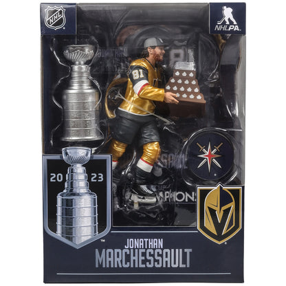 JONATHAN MARCHESSAULT LAS VEGAS GOLDEN KNIGHTS NHL MCFARLANE TOYS CONN SMYTHE TROPHY &amp; STANLEY CUP LEGACY SERIES 7" ACTION FIGURE