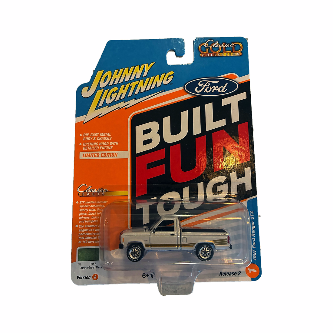 CHASE CARS 1987 Ford Ranger STX – Johnny Lightning Classic Gold (JLCG037-1-CHASE)