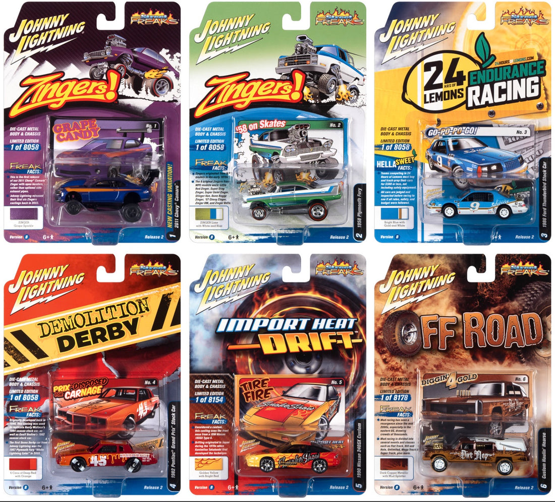 Johnny Lightning Street Freaks Release 2 Version B Set 1:64 - JLSF024-2B
