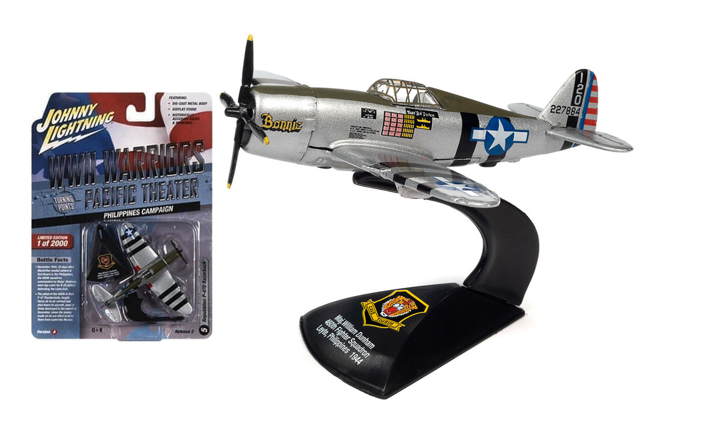 Republic P-47D Razorback « Campagne des Philippines » – Johnny Lightning WWII Warriors Pacific Theater (JLML008-2A-E)