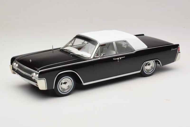 KK-Scale 1:18 Lincoln Continental décapotable 1963 noire – Film Bad Boys avec figurines Mike et Marcus – KKDC181521 + KKFIG052