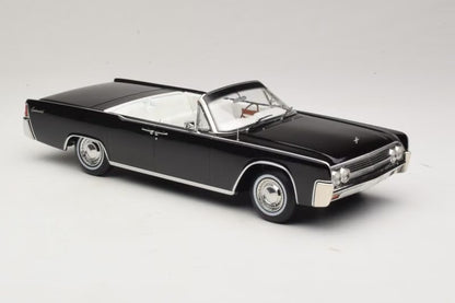 KK-Scale 1:18 Lincoln Continental décapotable 1963 noire – Film Bad Boys avec figurines Mike et Marcus – KKDC181521 + KKFIG052