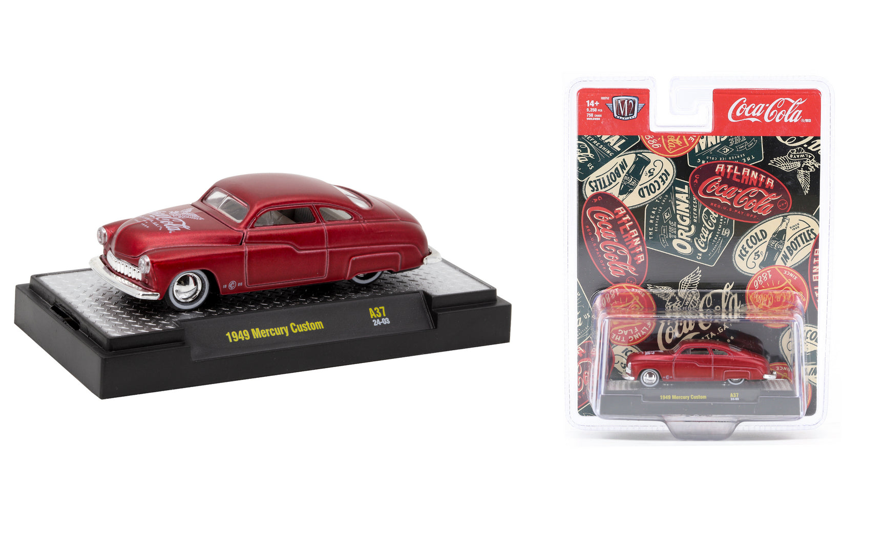 1949 MERCURY CUSTOM, Coca-Cola, (Échelle-Scale 1:64)